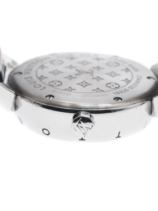 LOUIS VUITTON Tambour Q1218 heart Silver Dial Quartz Ladies Watch_922471 main image 8